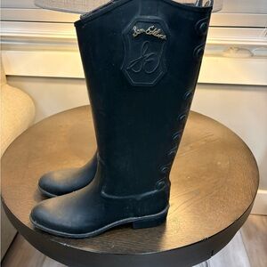 Sam Edelman Black Rain Boots